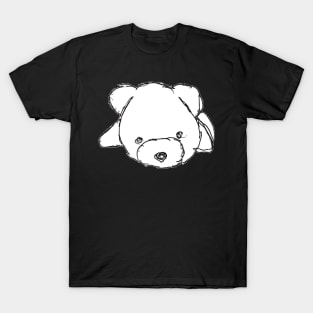 Cute Little Smiley Bear Sketch T-Shirt